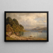 Wörthersee vicino a Velden - Gottfried Seelos — quadro incorniciato alla parete