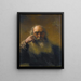 Portrait eines Mannes - Grigory Grigorievich Myasoedov — gerahmtes Bild an der Wand