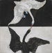 Reproduktion des Gemäldes Gruppe IXSUW - Der Schwan Nr. 1 - Hilma af Klint