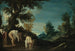 Landschaft mit Frauen beim Baden - Guercino — Ansicht des Kunstwerks