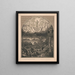 Der Tag des Gerichts - Gugler Litho & Co.. — gerahmtes Bild an der Wand