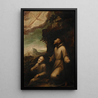 Guglielmo Caccia - Saint Francis receives the Stigmata.webp