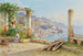 Ansicht der Amalfi-Küste - Guglielmo Giusti — Ansicht des Kunstwerks