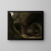 Grotta con pastori che riposano - Guillam Dubois — quadro incorniciato alla parete
