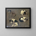Vier Studien eines Hundes - Guillaume Anne van der Brugghen — gerahmtes Bild an der Wand