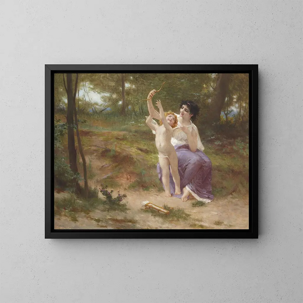 L'amour désarmé - Guillaume Seignac — gerahmtes Bild an der Wand