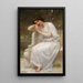 Polymnie Painting - Guillaume Seignac — framed artwork on a wall