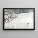 Schnee - Gustaf Fjaestad — gerahmtes Bild an der Wand