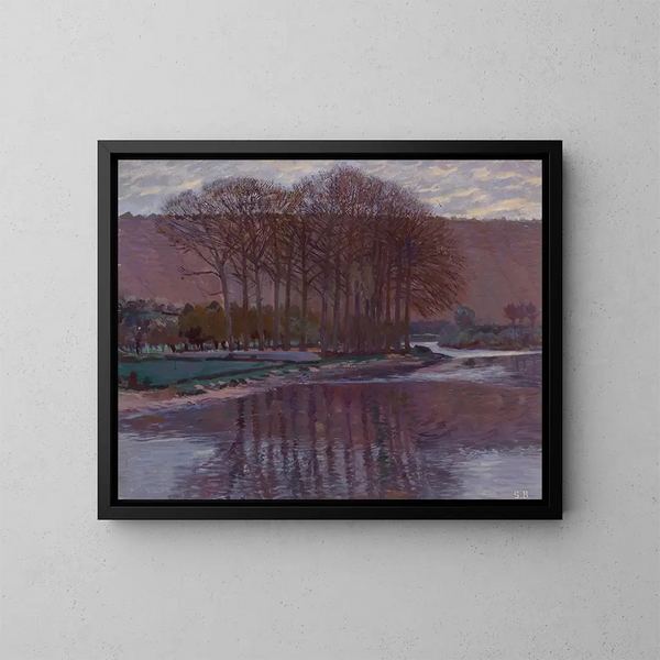 Laque noire à Krems - Gustav Bamberger — gerahmtes Bild an der Wand