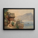 Hallstatt - Gustav Barbarini — framed artwork on a wall