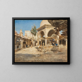Gustav Bauernfeind - A Well In Jaffa.webp
