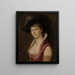 Ritratto Bertha Linda - Gustav Gaul — quadro incorniciato alla parete