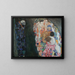 La Mort et la Vie - Gustav Klimt — gerahmtes Bild an der Wand