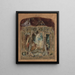 Progetto per la tenda del teatro di Reichenberg - Gustav Klimt — quadro incorniciato alla parete