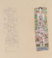 Zwei Modelle für die Dekorationsfolie von Otto Wagner - Gustav Klimt — Ansicht des Kunstwerks