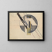 Bau - Gustav Klutsis — gerahmtes Bild an der Wand