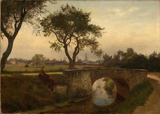Gustav Osterroht - Blick auf Karlsruhe von Sden.webp