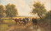 Troupeau de vaches dans un vaste paysage - Gustav Ranzoni — Ansicht des Kunstwerks