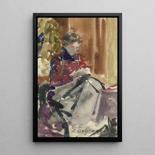 Gustav Schraegle - Bildnis der Frau des Knstlers.webp