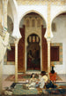 Women in an Eastern courtyard - Gustave-Achille Guillaumet — artwork view