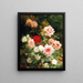 Eine Rosengarten - Gustave Bienvenu — gerahmtes Bild an der Wand