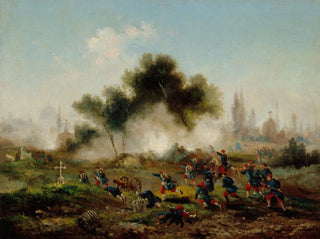 Gustave Boulanger - Assaut dun cimetire par les troupes rgulires mai 1871.webp