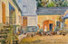 La cour Müller Frieda et ses poules - Gustave Cariot — Ansicht des Kunstwerks
