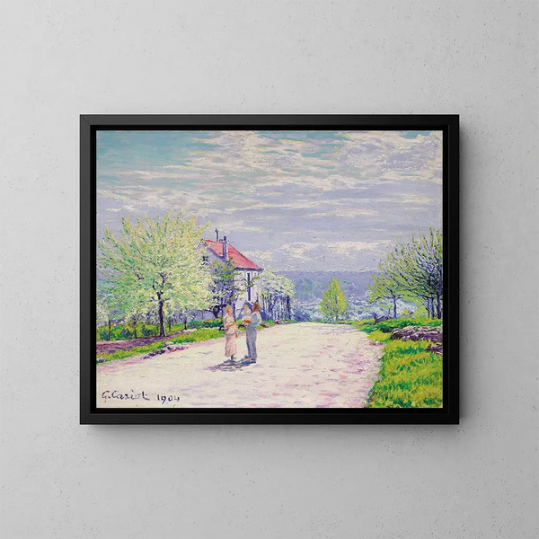 La famiglia - Gustave Cariot — quadro incorniciato alla parete