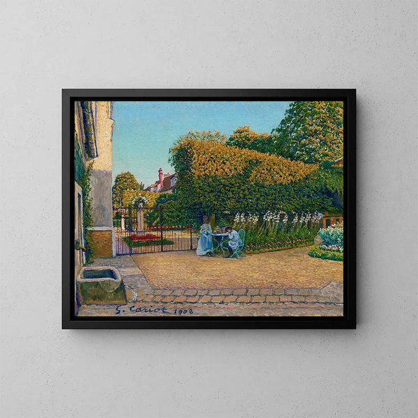 Le Jardin - Gustave Cariot — quadro incorniciato alla parete