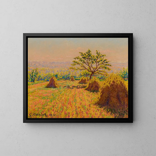 Meules - Gustave Cariot — quadro incorniciato alla parete