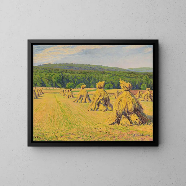 Paesaggio con stivali - Gustave Cariot — quadro incorniciato alla parete