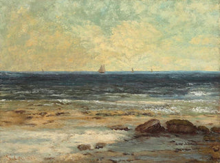 Gustave Courbet - Bords de la Mer Palavas.webp