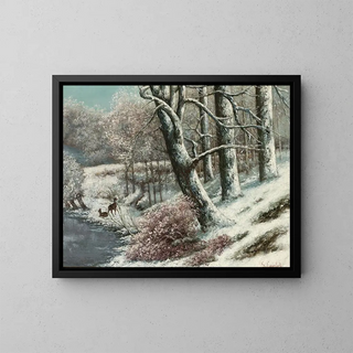 Gustave Courbet - La Fort En Hiver.webp