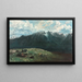 Vista panoramica delle Alpi Le Denti del Midi - Gustave Courbet — quadro incorniciato alla parete