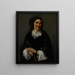 Ritratto di Anika Psalmon Sig.ra Robin - Gustave Courbet — quadro incorniciato alla parete