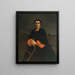 Ritratto di donna Juliette Courbet - Gustave Courbet — quadro incorniciato alla parete
