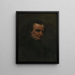 Ritratto del compositore Hector Berlioz - Gustave Courbet — quadro incorniciato alla parete