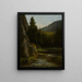 Felsen Tannenbach - Gustave Courbet — gerahmtes Bild an der Wand