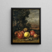 Stillleben mit Äpfeln - Gustave Courbet — gerahmtes Bild an der Wand