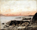 Sonnenuntergang in Vevey, Schweiz - Gustave Courbet — Ansicht des Kunstwerks