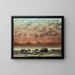 I scogli neri a Trouville - Gustave Courbet — quadro incorniciato alla parete