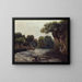 Il sifone al mulino - Gustave Courbet — quadro incorniciato alla parete