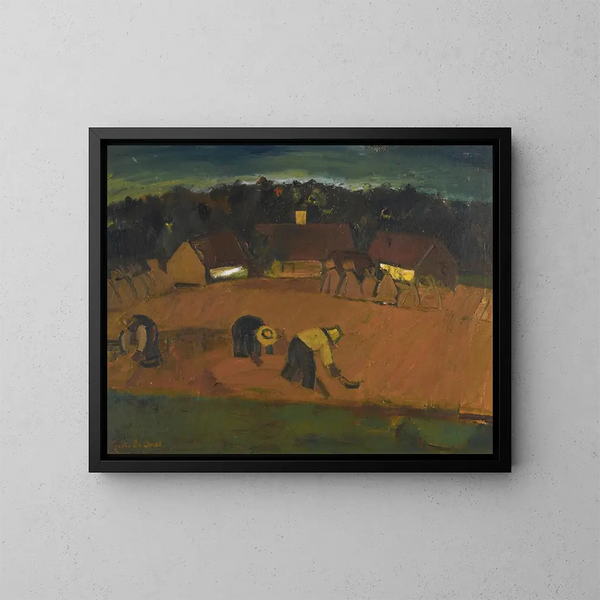 La Moisson - Gustave De Smet — quadro incorniciato alla parete