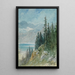 View of Lake Geneva near Montreux - Gustave Doré — framed artwork on a wall