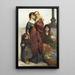 Flower Girls in London - Gustave Doré — framed artwork on a wall