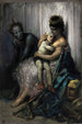 La famille du saltimbanque l'enfant blessé - Gustave Doré — artwork view