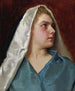 Frau im Mantel - Gustave Jean Jacquet — Ansicht des Kunstwerks