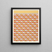 Deckenbild des Damenemhat-Grabs Nr. 82 - Gustave Jaquier — gerahmtes Bild an der Wand