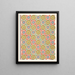 Deckenbild des Nekhtmn-Grabs Nr. 87 - Gustave Jaquier — gerahmtes Bild an der Wand