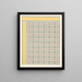 Deckenbild des Damenemhat-Grabs Nr. 82 - Gustave Jaquier — gerahmtes Bild an der Wand
